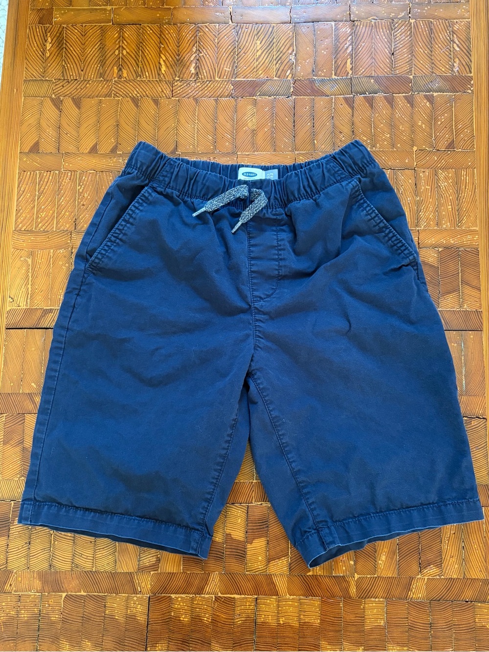 Old Navy Navy Blue Pull-On Shorts with Drawstring